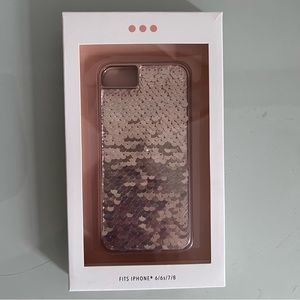 ANTHROPOLGIE iPhone 6/6s/7/8 Case + Glass screen protectors - NEW